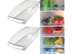 New Bestlivings Kühlschrankbox M 33 x 1,5 x 8 cm 2er Pack