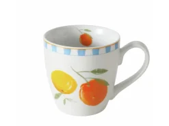 Boltze Geschirr<Jumbobecher Fruits 2-fach Sortiert 10 cm x 10 cm x 14 cm Orange