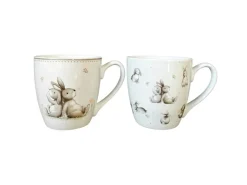 Boltze Jumbobecher Knuffi 2-fach Sortiert 10 cm x 10 cm x 14 cm Creme