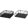 Outlet Boltze Serviettenhalter Boran 2-fach Sortiert 6 cm x 19 cm x 19 cm Schwarz