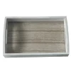 Outlet Boltze Tablett Conner Klein 5 cm x 14 cm x 23 cm Weiß