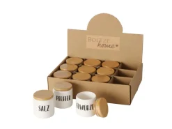 Discount Boltze Vorratsdose Gewürze 3-fach Sortiert 5 cm x 5 cm x 5 cm Weiß