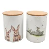 Clearance Vorratsdose Knuffi Groß 16 cm x 12 cm x 16 cm Weiß Vorratsdosen|Vorratsbehälter