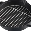 Online Culinary Modular Gusseiserne Pfanne mit Grillrost Pfannen