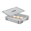 Best PROREGAL CHEFGASTRO Pizzaballenbox Mit Deckel HxBxT 8,5 x 30 x 40 cm 9 Liter Teigwanne Für Pizzateig Sstapelbare Pizzabox