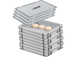 Online PROREGAL CHEFGASTRO SuperSparSet 4 x Pizzaballenbox Mit 4 x Deckel HxBxT 8,5 x 30 x 40 cm 9 Liter Teigwanne Für Pizzateig Sstapelbare Pizzabox