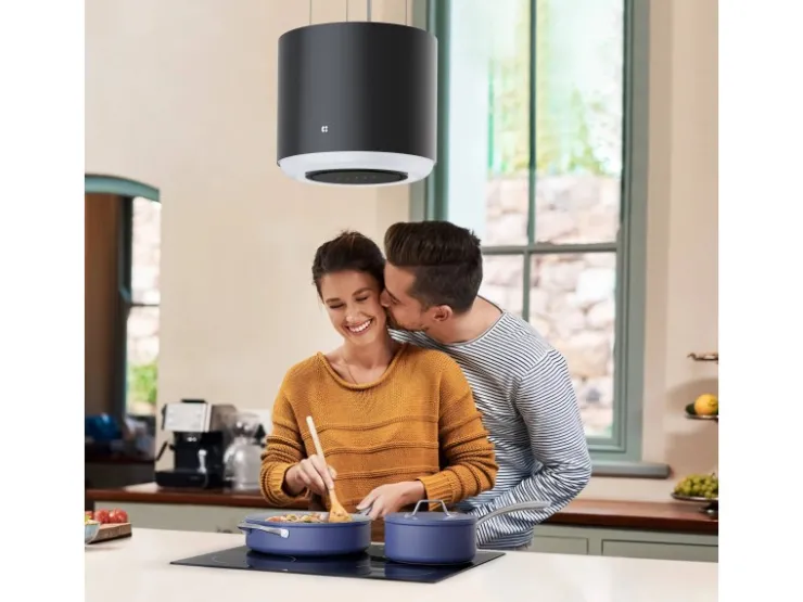 New CIARRA Dunstabzugshaube A+ 550 m³/h WIFI APP & Touch-Bedienung Inselhaube VM4838B
