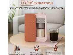 Discount CIARRA Espressomaschine Tragbare Kaffeemaschine 3 Temperatur 15 Bar für Camping Reise CBPCM551-P