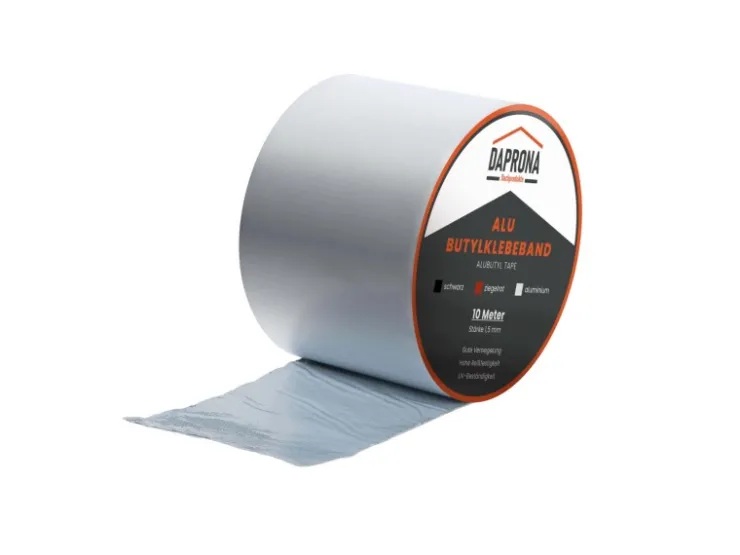 DAPRONA Ersatzteile Küchenarmatur<Butylband 10m x 100mm Reperaturband Dichtband Alu Silber