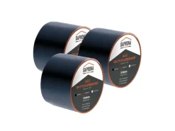 DAPRONA Ersatzteile Küchenarmatur<Butylband 3x 10m x 100mm Alu Reperaturband Dichtband Schwarz