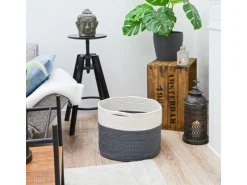 Online DuneDesign Aufbewahrungskorb aus Baumwolle 35 Liter Ø 39 x 30 cm