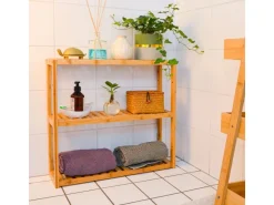 Online DuneDesign Bambus Regal für das Badezimmer  60 x 54 x 15 cm