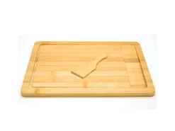 DuneDesign Schneidebretter|Küchenhelfer<2er Set Schneidebrett 30 x 22 cm mit Auffangschale