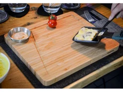 Best DuneDesign Raclette Teller Set mit Dipschale für 2 Personen 30 x 25 cm