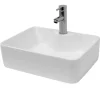 Clearance ECD Germany Design Waschbecken Waschtisch 480 x 380 x 140 mm inkl Ablaufgarnitur