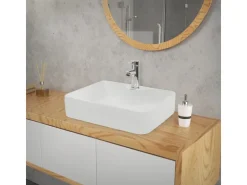 Clearance ECD Germany Design Waschbecken Waschtisch 480 x 380 x 140 mm inkl Ablaufgarnitur