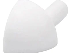 Arcansas Küchenrückwände<Ecke Viertelkreis-Abschlussprofil PVC matt Weiß 12,5 mm (4 Stk.)