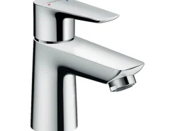 Best Einhebel-Waschtischarmatur Talis E 80 mit Push-Open Ablaufgarnitur Chrom Einhebelmischer