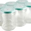 Sale Einmachgläser 390 ml mit Schraubdeckel 6er Pack Vorratsdosen