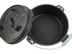 Online EL Fuego Dutch-Oven Gusseisen 3,5 l Deckel 1 l Schwarz