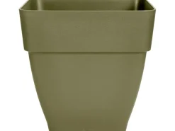 Elho Töpfe<Blumentopf Vibia Campana Viereckig 30 cm x 30 cm x 28 cm Salbei Grün