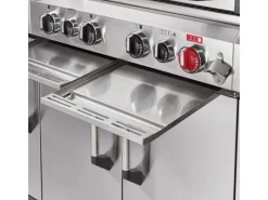 New Gasgrill Kanasas II Pro 4 SIK Profi Turbo 4 Brenner & Seitenkocher Silber Schneidebretter