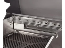 New Gasgrill Kanasas II Pro 4 SIK Profi Turbo 4 Brenner & Seitenkocher Silber Schneidebretter