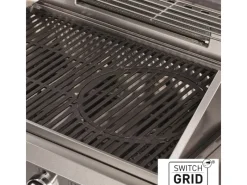 New Gasgrill Kanasas II Pro 4 SIK Profi Turbo 4 Brenner & Seitenkocher Silber Schneidebretter