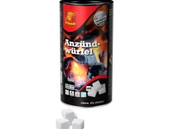 Hot Anzündwürfel Paraffin 100 Stück Vorratsdosen