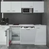 Sale Flex-Well Classic Büroküche Wito 210 cm Weiß