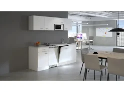 Sale Flex-Well Classic Büroküche Wito 210 cm Weiß
