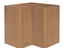 Outlet Küchen-Eck-Hängeschrank Nano 60 cm x 60 cm Buche Küchenschränke