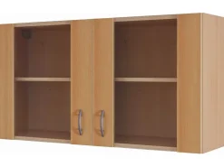 Flex-Well Classic Küchenschränke<Küchen-Hängeschrank Nano 100 cm Nachbildung Buche