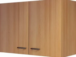 Flex-Well Classic Küchenschränke<Küchen-Oberschrank Nano 80 cm Nachbildung Buche