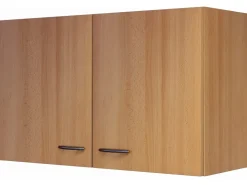 New Flex-Well Classic Küchen-Oberschrank Nano 100 cm Nachbildung Buche
