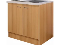 Sale Küchen-Spülenunterschrank Nano 100 cm Nachbildung Küchenschränke