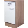 Online Flex-Well Classic Küchen-Unterschrank Nano 80 cm Buche Nachbildung