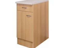 Sale Flex-Well Classic Küchen-Unterschrank Nano 40 cm Buche Nachbildung