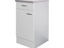 Flex-Well Classic Küchen-Unterschrank Wito 40 cm Weiß