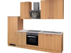 Best Flex-Well Classic Küchenzeile Nano 270 cm Buche Nachbildung