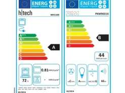Discount Küchenzeile Nano 220 cm Buche Nachbildung Kochfelder|Kühlschränke