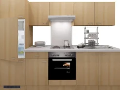 Hot Flex-Well Classic Küchenzeile Nano 270 cm Buche Nachbildung