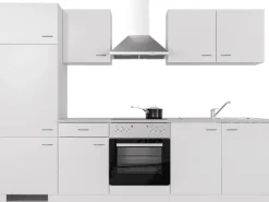 Flex-Well Classic Einbauküchen|Kochfelder<Küchenzeile Wito 270 cm Weiß