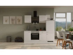 Outlet Flex-Well Classic Küchenzeile Wito 220 cm Weiß