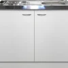 New Flex-Well Classic Miniküche Wito 100 cm mit Pantryauflage Weiß