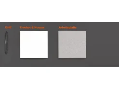 Sale Flex-Well Classic Musterpaket Küchenzeile Wito Weiß