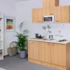 Clearance Flex-Well Classic Singleküche Nano 150 cm Buche Nachbildung