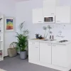 Outlet Singleküche Wito 150 cm breit Weiß Single-Küchen|Pantryküchen