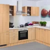 Sale Flex-Well Classic Winkelküche Nano 280 cm Buche Nachbildung