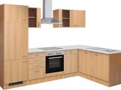 Sale Flex-Well Classic Winkelküche Nano 280 cm Buche Nachbildung